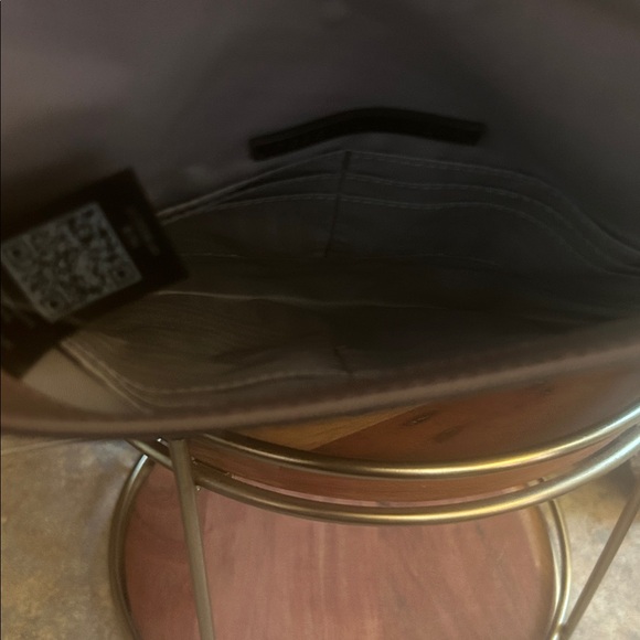 Rebecca Minkoff Leo envelope clutch in blush pink saffiano leather - Picture 6 of 8